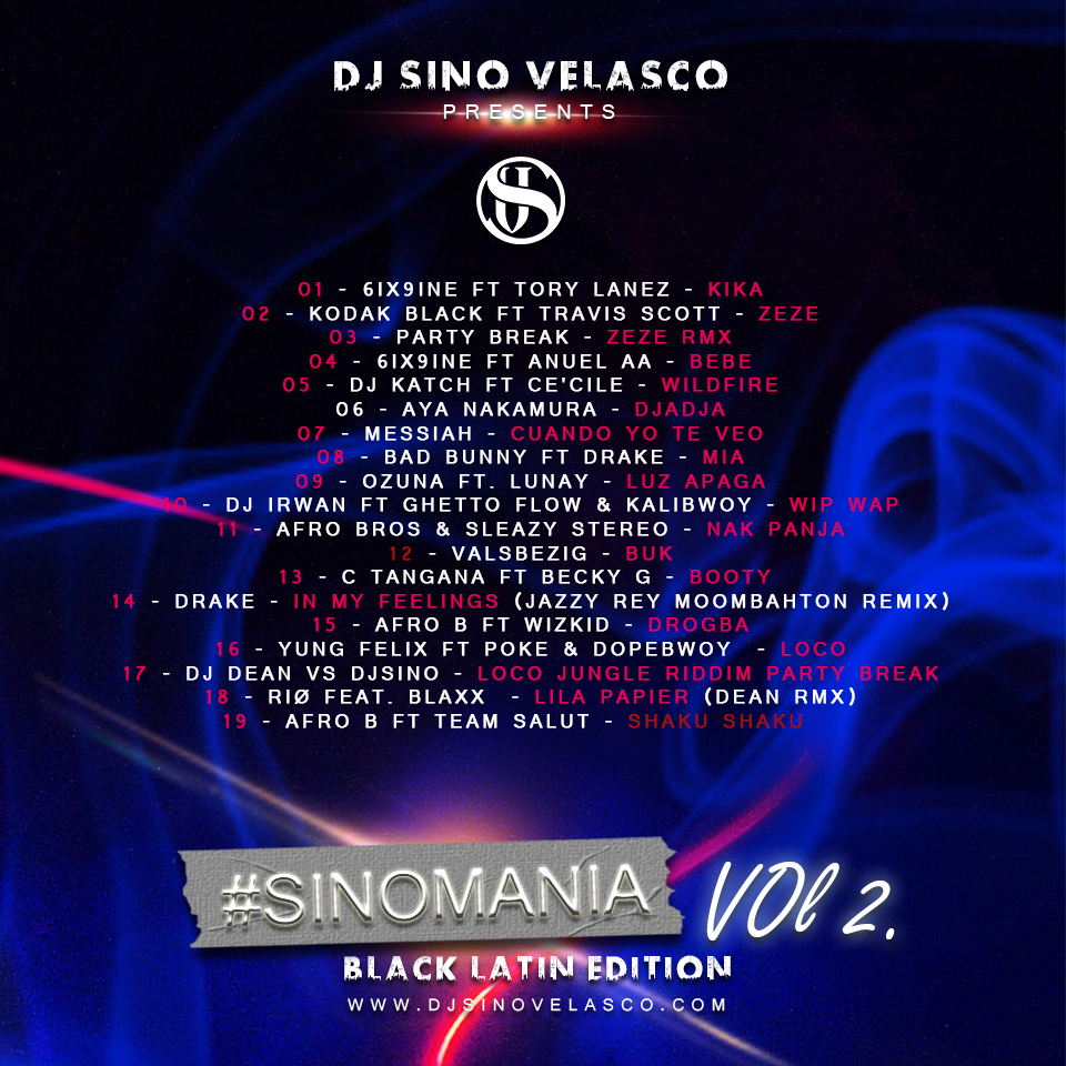 #Sinomania Vol 2. Black Latin Edition Back Cover
