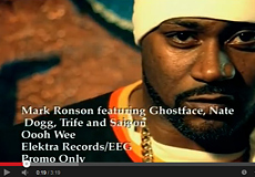 Mark Ronson Ft Ghostface Killah, Nate Dogg - Ooh Wee